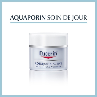 Eucerin AQUAPORIN ACTIVE Soin Hydratant SPF25 | DERMO