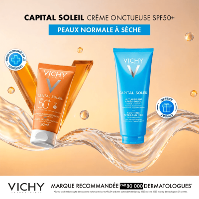 Vichy Capital Soleil Crème Onctueuse SPF50+ | DERMO