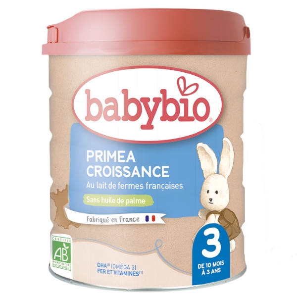 Babybio Primea 3 Lait Infantile Bio Croissance 800g