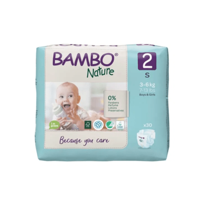 Bambo Nature Couches Taille 2, 30 unités | DERMO