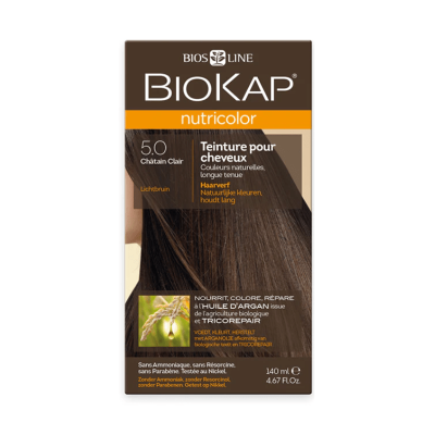 Biokap Nutricolor 5.0 Châtain Clair | DERMO