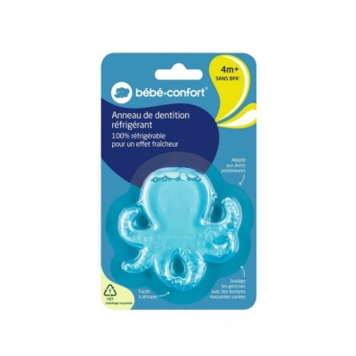 Bébé Confort Anneau Dentition Octopus Bleu +4 Mois | DERMO
