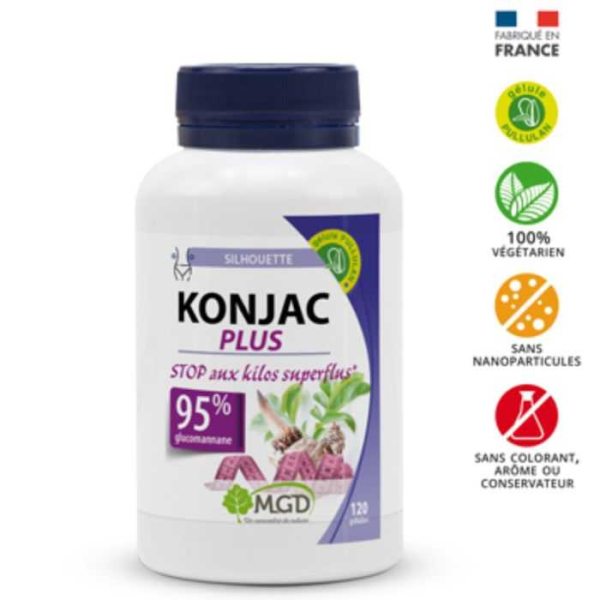 MGD NATURE - Konjac plus 120 gelules