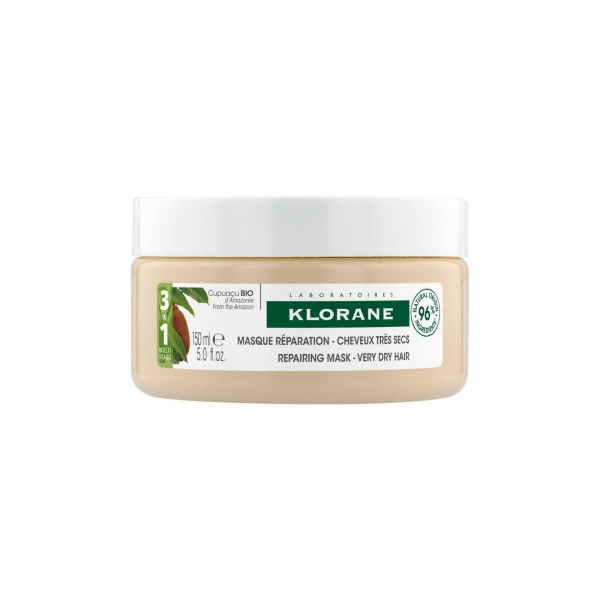 Klorane Masque Réparation Intense au Cupuaçu BIO - 3 en 1