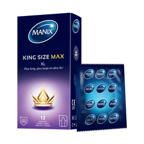Manix King Size – 12 Piéces