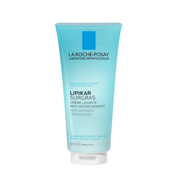 La Roche-Posay Lipikar Surgras Crème Lavante - Peau Sensible & Sèche 200ml