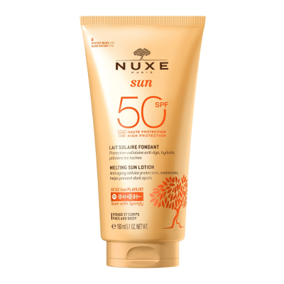 NUXE SUN Lait Solaire Fondant SPF50+ 150ML | DERMO