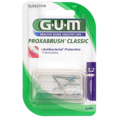 GUM Brossettes Interdentaires Proxabrush 1.2 mm 512 | DERMO