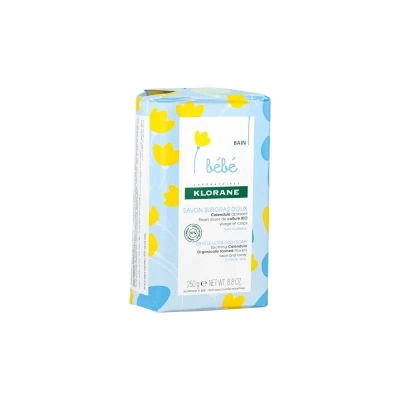 Savon Surgras Doux Calendula 250g - Klorane Bébé