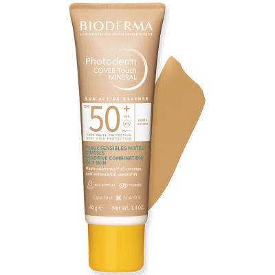 Photoderm Cover Touch Minéral SPF50+ Doré - Bioderma | DERMO