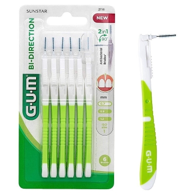 GUM BI-DIRECTION Brossettes 0.7mm | DERMO