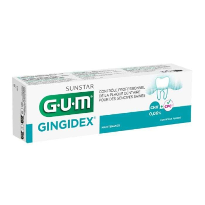 GUM - Dentifrice gingidex 75 ml ref 1755 | DERMO
