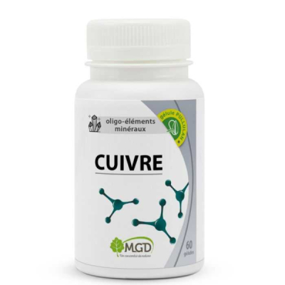 MGD NATURE - Cuivre 60 gelules | DERMO