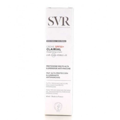 SVR - Clairial creme spf 50+ depigmentant complex 40 ml