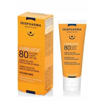 ISISPHARMA - Uveblock 80 creme invisible 40 ml | DERMO