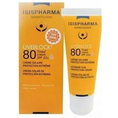ISISPHARMA - Uveblock 80 creme teintee | DERMO