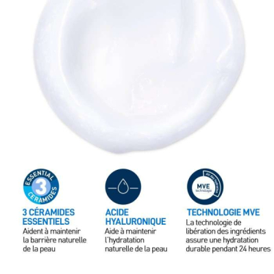 CERAVE - Creme lavante hydratante 473 ml | DERMO