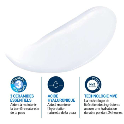 CERAVE - Lait hydratant peaux seches a tres seches 236 ml
