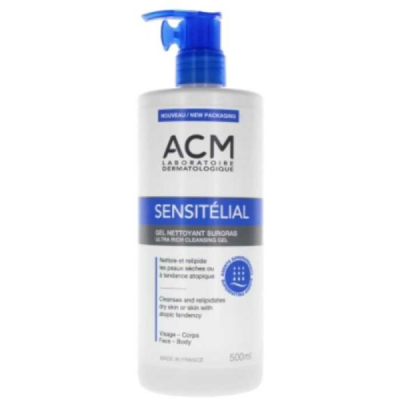 ACM - Sensitelial gel nettoyant surgras 500 ml | DERMO