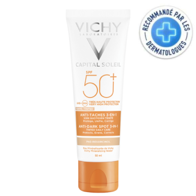 VICHY - Capital soleil soin anti taches teinte 3 en 1 spf50+