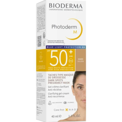 BIODERMA - Photoderm m creme teintee protectrice bleu light