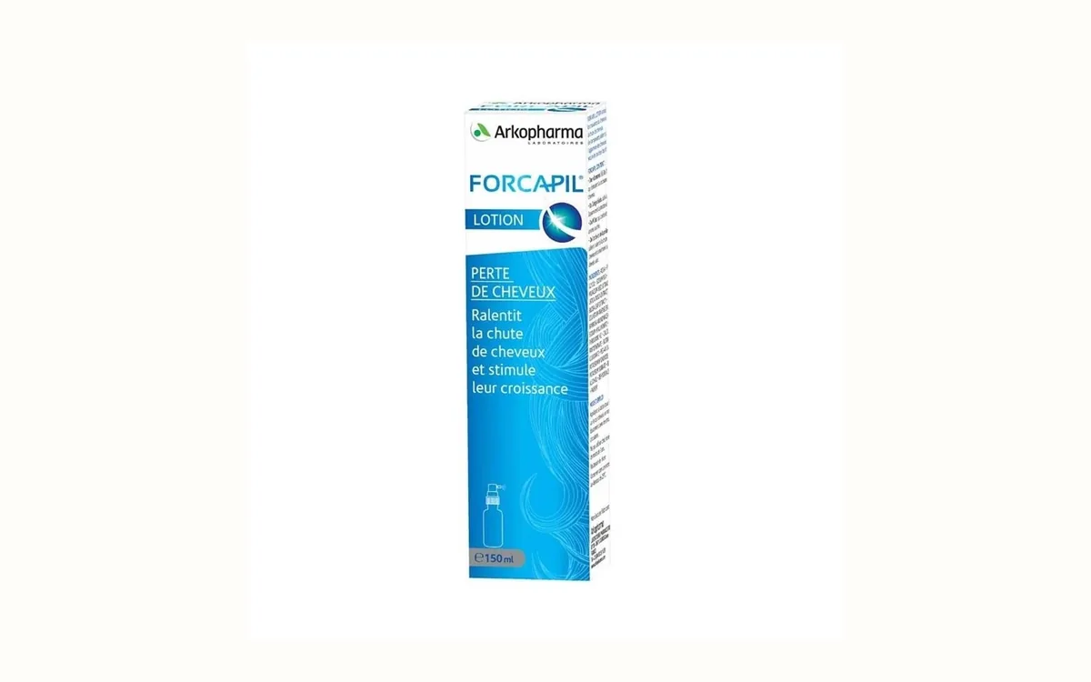 Produit présenté dans l’article : Forcapil Lotion Anti-Chute 150ml